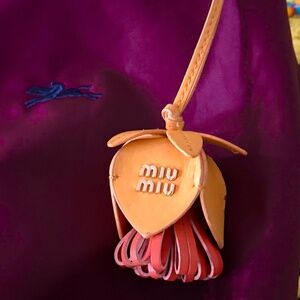 Miu Miu Flower Tulip Bag Charm